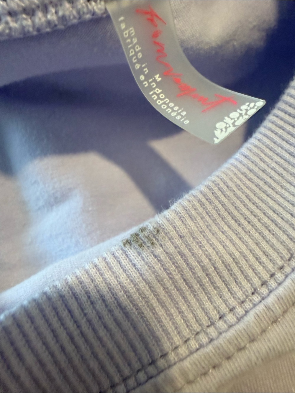 Free People Lavender Wide-Leg Lounge Pants - Picture 4 of 4